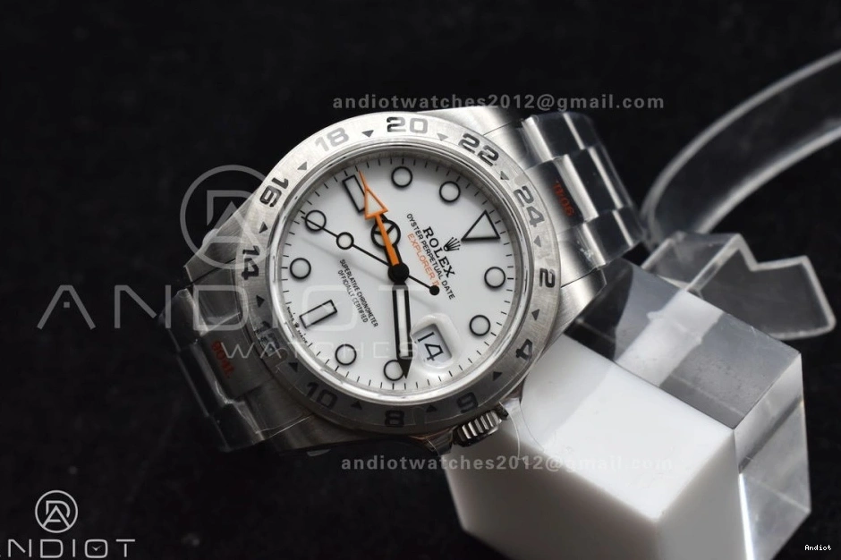 II Black GMF 226570 Edition Explorer Best Dial 42mm VR3285 Bracelet 1:1 CHS 904L White On SS 0206